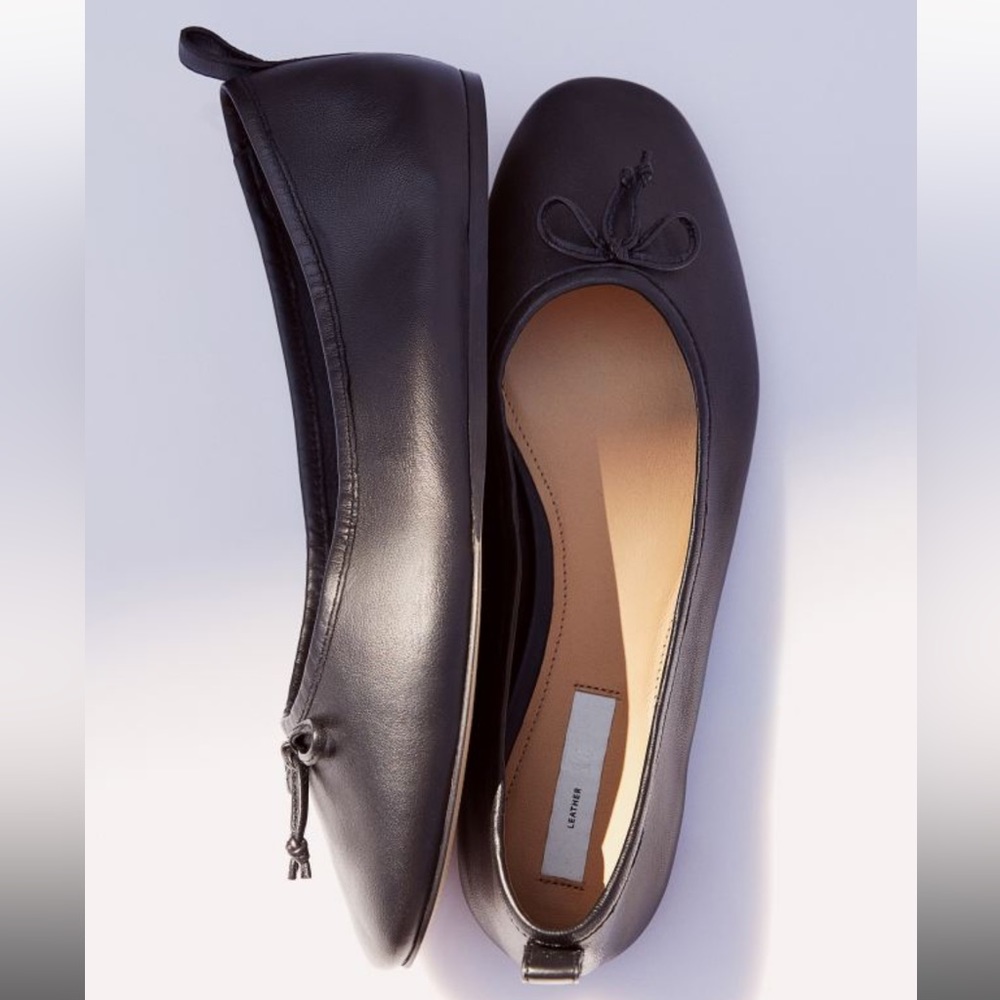 Leather Ballet Flats (NEW) - Size 6.5